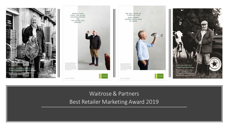 Waitrose Best Retailer Marketing Award 2019